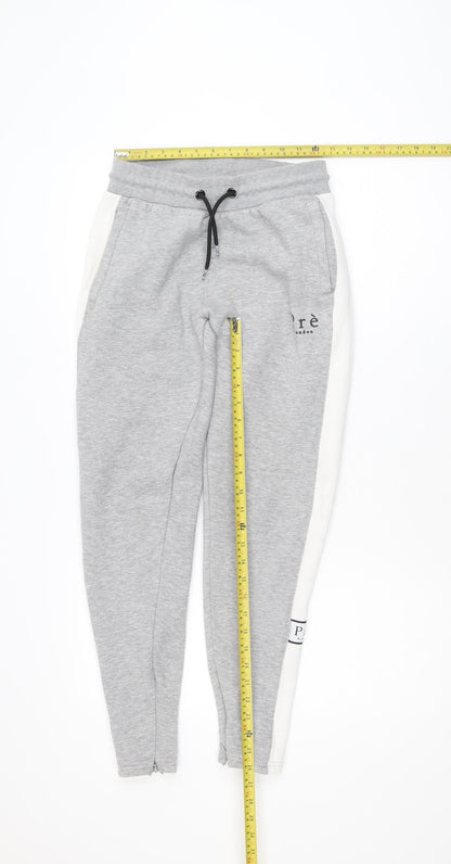 Prè London Men's Grey Jogger Trousers S Regular Fit
