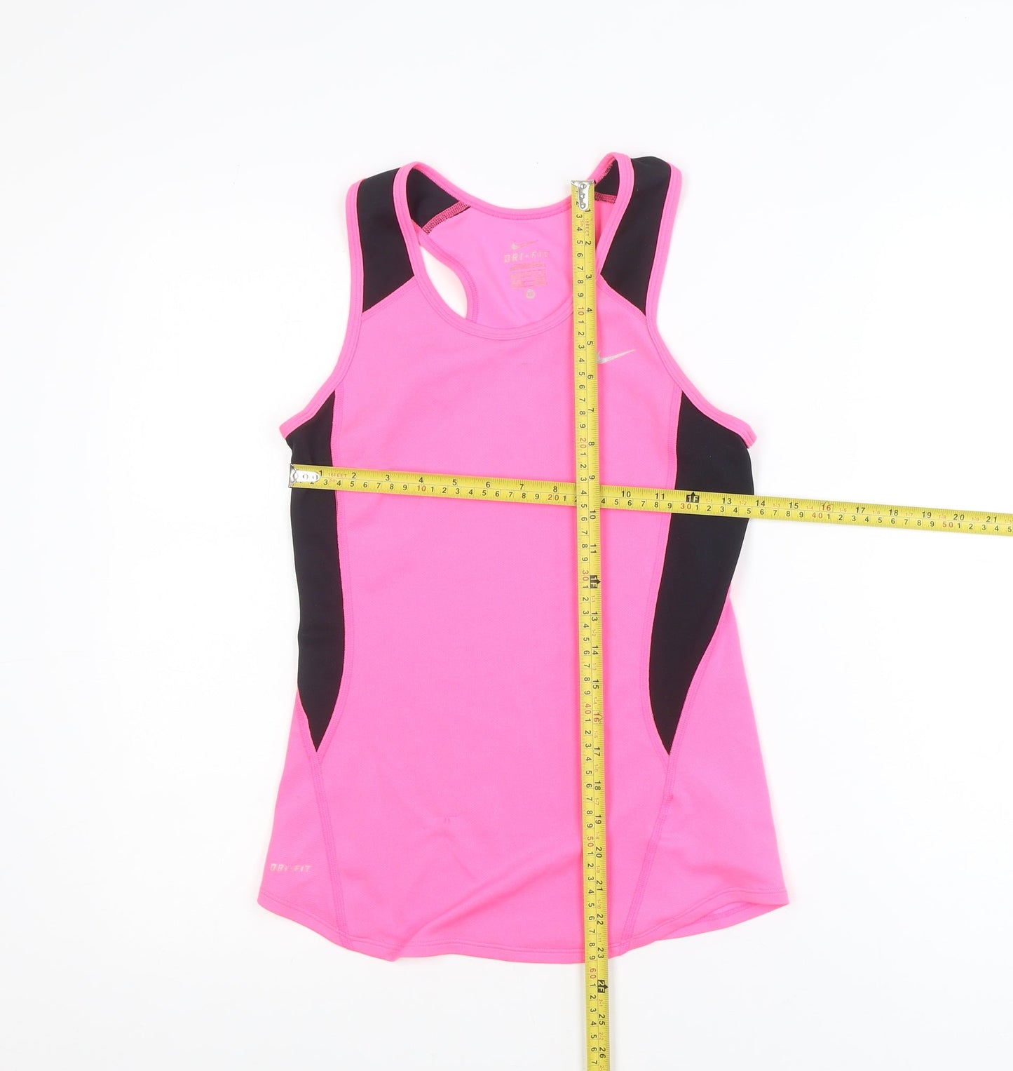 Nike Women Pink Dri-FIT Racerback Sports Tank Top XS