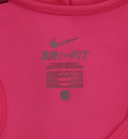 Nike Women Pink Dri-FIT Racerback Sports Tank Top XS