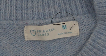 Primark Women Blue Sequin Aspen Pullover Jumper Size M