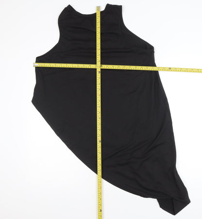 SHEIN Curve Black High Neck Sleeveless Tank Top Women’s XL