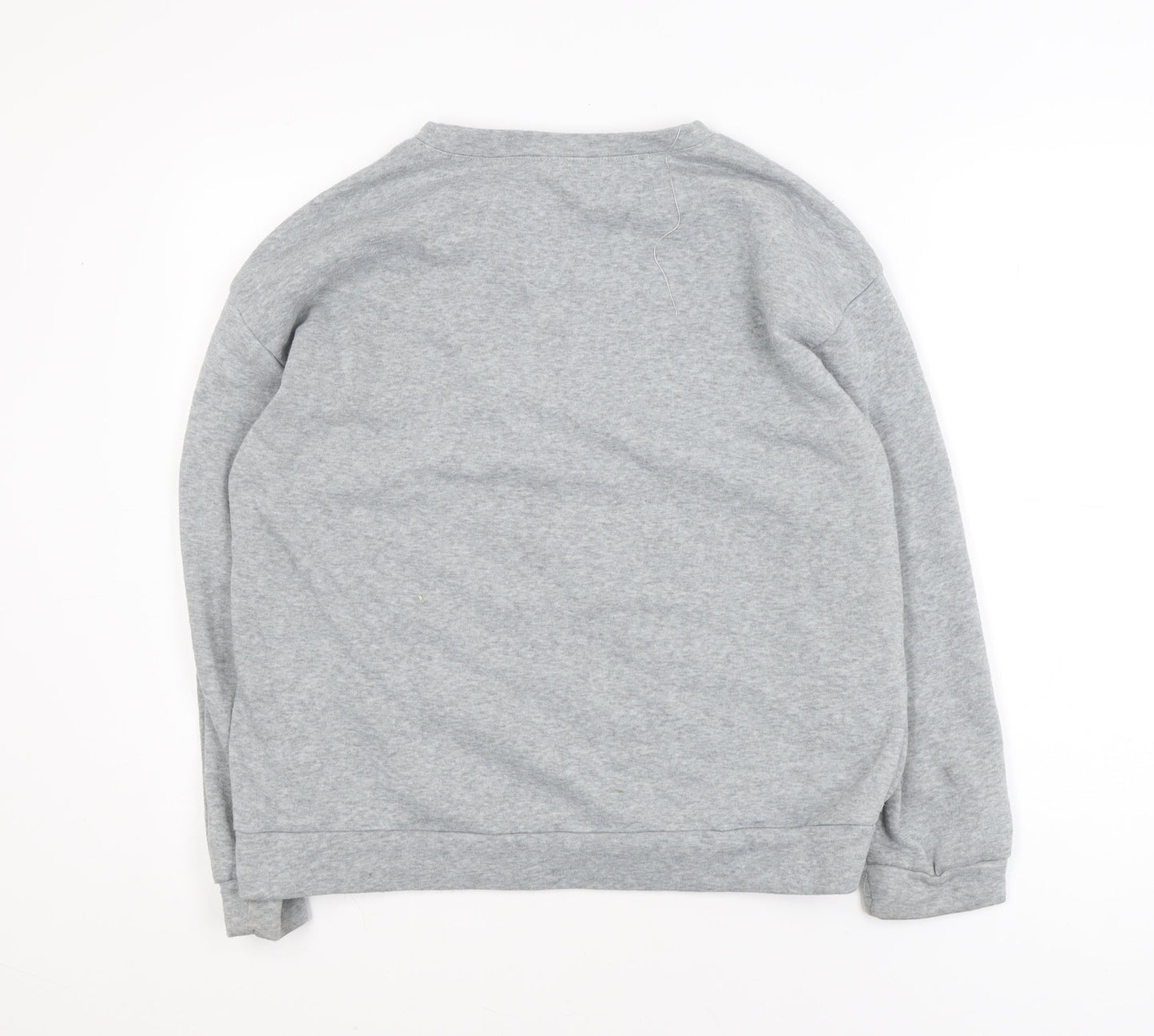 SHEIN Men's Grey Paris Graphic Pullover Sweatshirt M