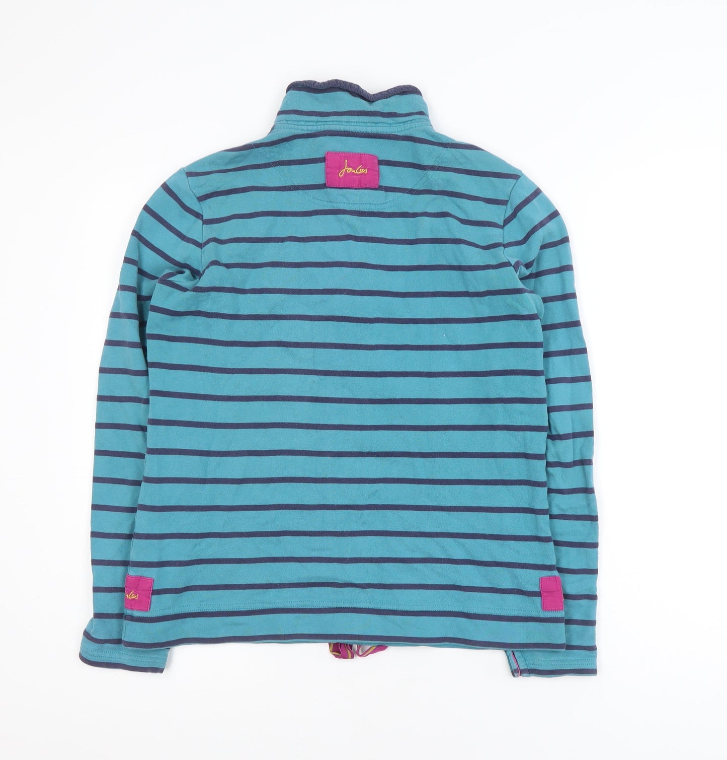 Joules Women’s Blue Striped Long Sleeve Cotton Tunic Top Size 12