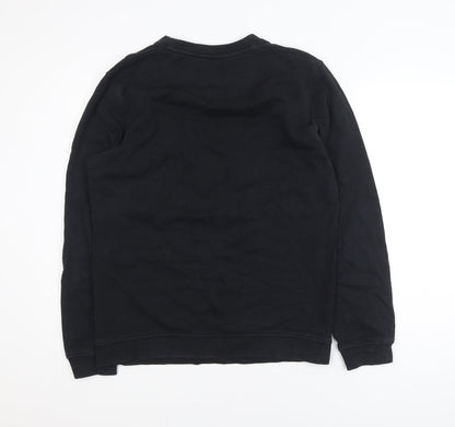 Jack & Jones Men's Black M Pullover Graphic Sweatshirt
