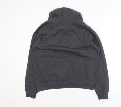 Bay State Gear Men's Grey Pullover Hoodie Small Rockport Logo Fleece