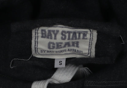 Bay State Gear Men's Grey Pullover Hoodie Small Rockport Logo Fleece