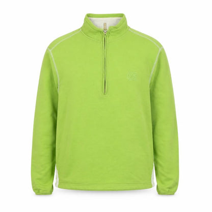 DEAL Men’s Green 1/2 Zip Cotton Activewear Jacket Size L