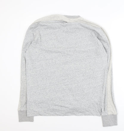 Bee Inspired Men's Grey Crew Neck Pullover Sweatshirt M