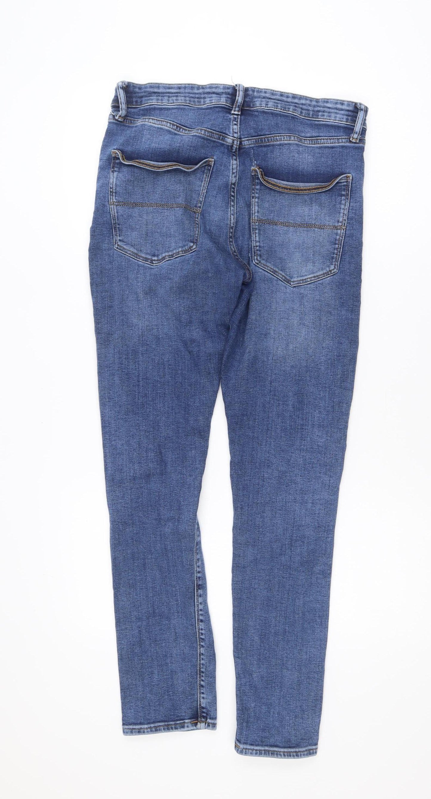Marks and Spencer Women's Blue Skinny Jeans Size 12 30in Waist 31in Leg