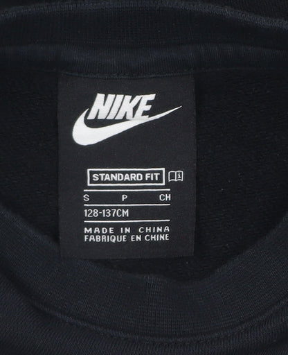 Nike Boys Black Graphic Pullover Sweatshirt Size Small 128-137cm