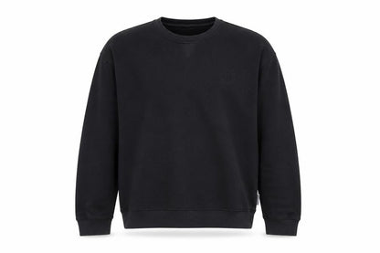 Bellfield Men's Black Medium Pullover Sweatshirt Regular Fit