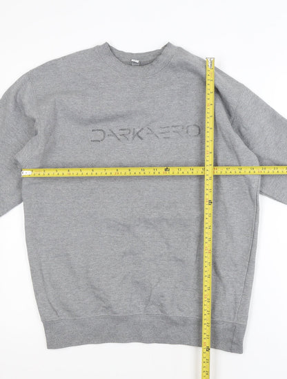 Cotton Heritage Men's Grey Crew Neck Pullover Sweatshirt M