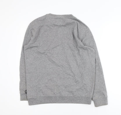 Vans Men's Grey Logo Pullover Sweatshirt Size L