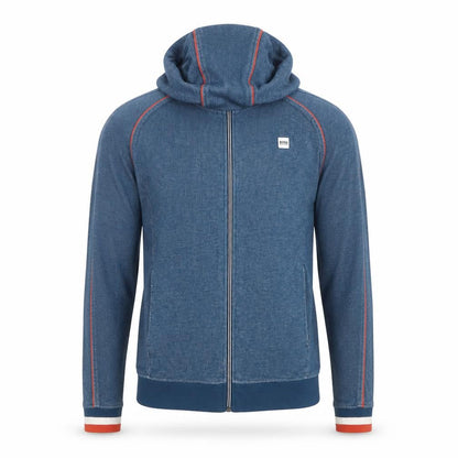 Hugo Boss Men’s Blue Full Zip Hoodie XS Lightweight Cotton