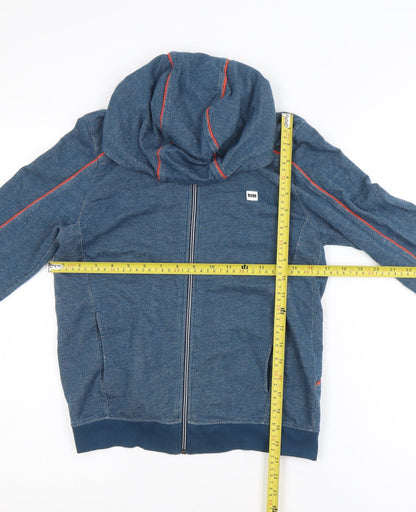 Hugo Boss Men’s Blue Full Zip Hoodie XS Lightweight Cotton