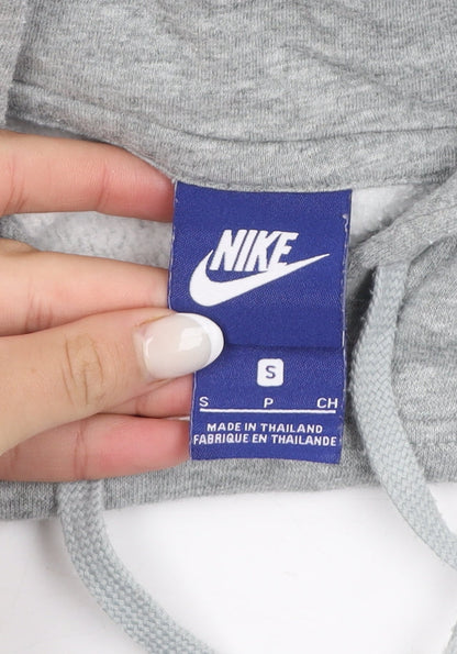 Nike Unisex Grey S Pullover Hoodie Sports Netball Sweatshirt