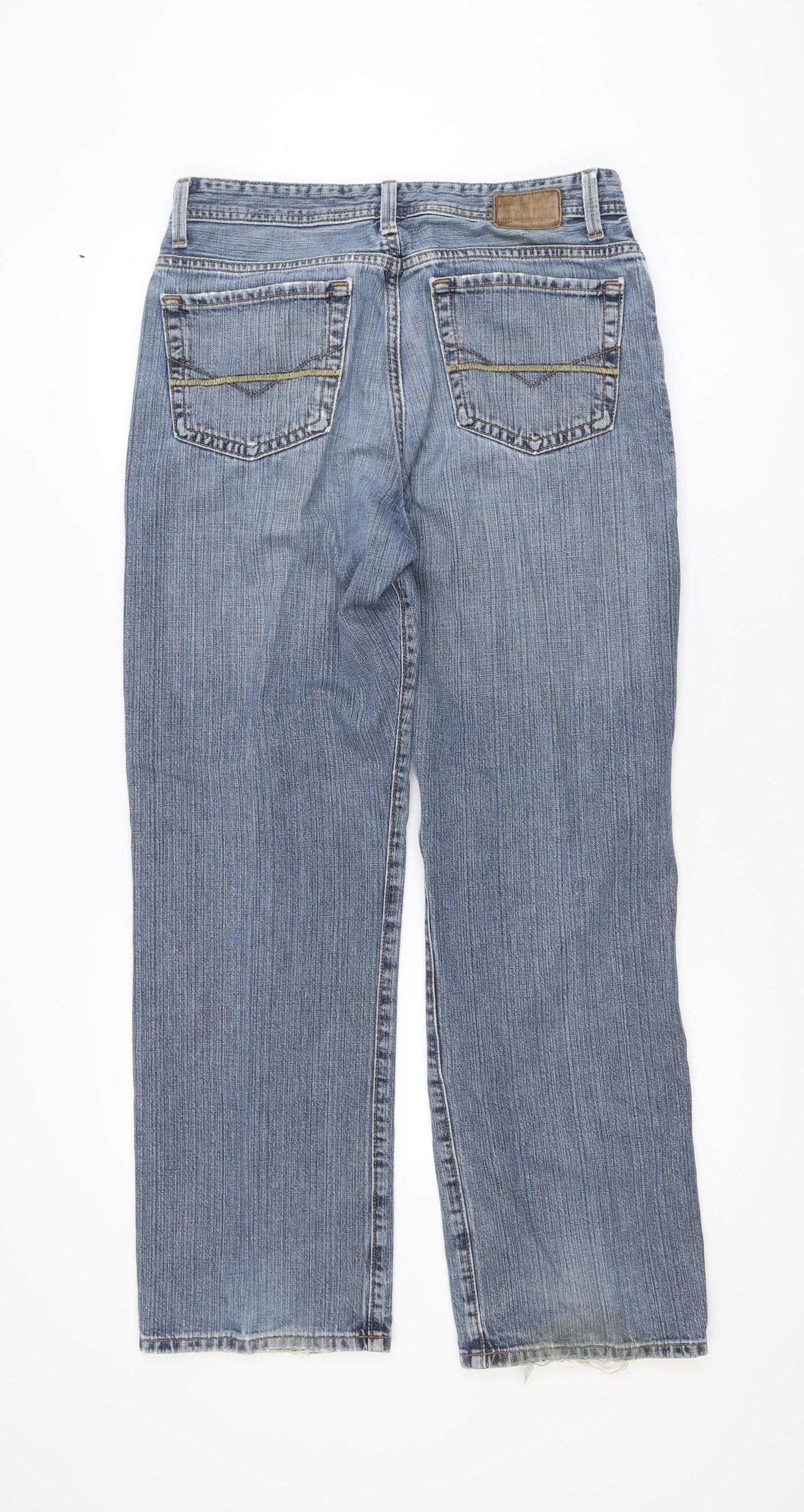 Marks and Spencer Women's Blue Straight Jeans Size 16 Regular Fit