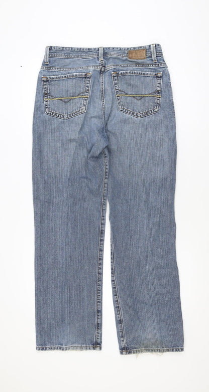 Marks and Spencer Women's Blue Straight Jeans Size 16 Regular Fit