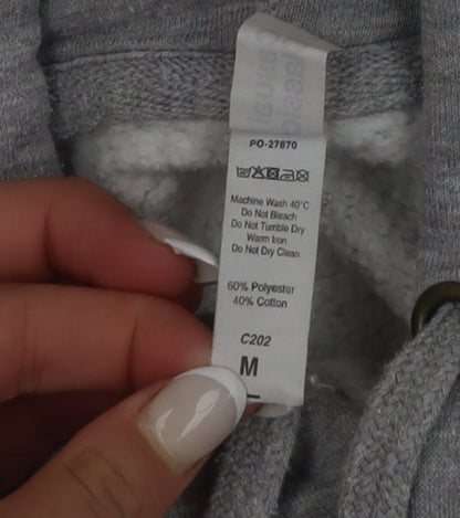 Casual Classics Men's Grey Pullover Hoodie M Funny Graphic Print