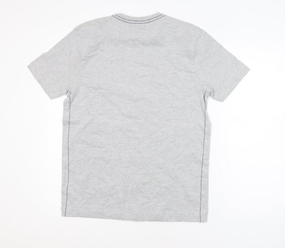 Dunnes Men Grey Port of Maine Graphic Short Sleeve T-Shirt Small