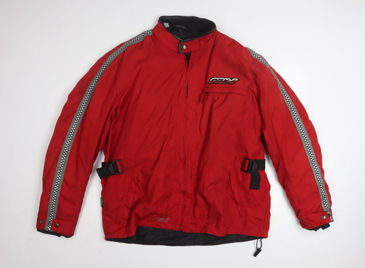Hein Gericke Men's Red 2XL Motorcycle Jacket Waterproof Windproof