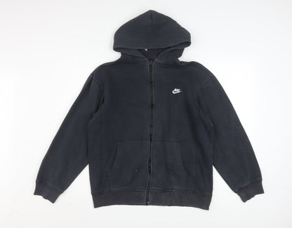 Nike Boys Black Full Zip Fleece Hoodie XL 13-14 Years Sportswear