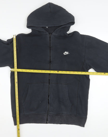 Nike Boys Black Full Zip Fleece Hoodie XL 13-14 Years Sportswear