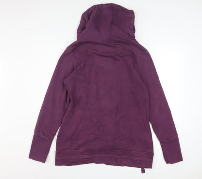Puma Womens Purple Hoodie Size 14 Hooded Pullover Sweatshirt