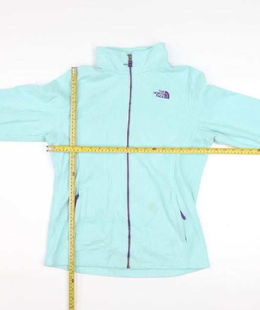 The North Face Girls Blue Fleece Full Zip Jacket Size 18 XL