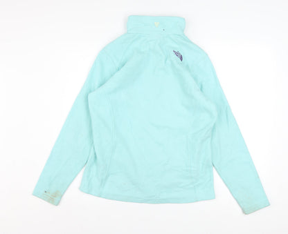 The North Face Girls Blue Fleece Full Zip Jacket Size 18 XL