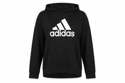 Adidas Women's Black Pullover Hoodie M 12-14 Cotton Blend