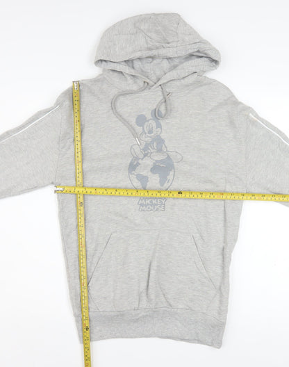 Disney Primark Women Grey Mickey Mouse Pullover Hoodie Size S