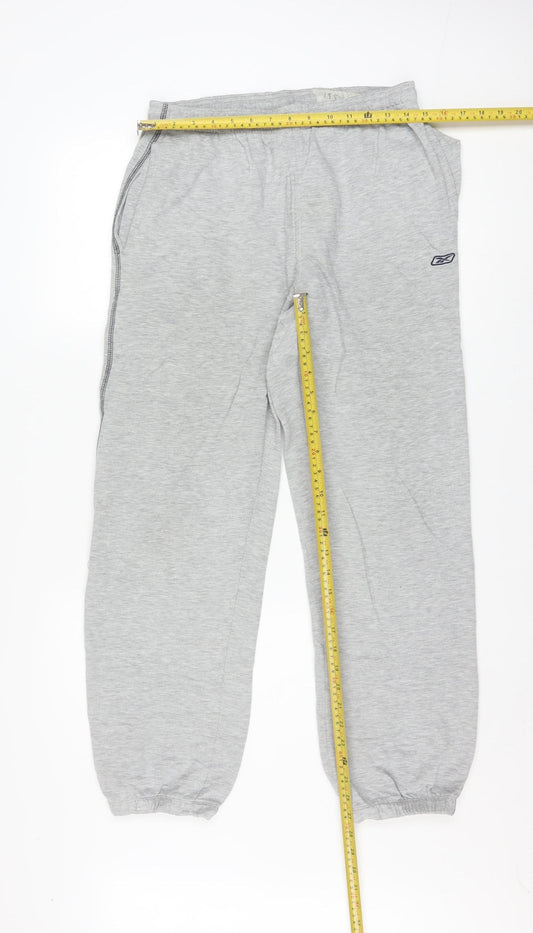 Reebok Men’s Grey XS Sweatpants Joggers Lightweight Activewear