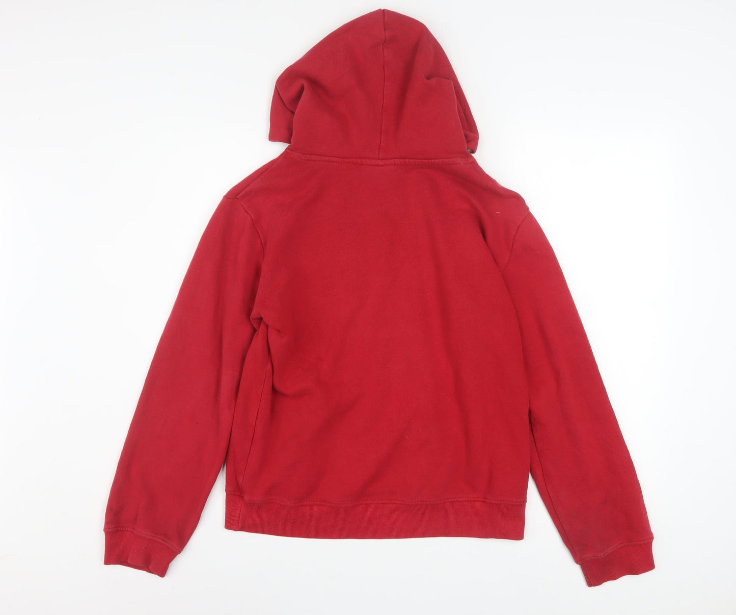 Fila Boys Red XL Hoodie Pullover Cotton Blend Logo Hooded Sweatshirt