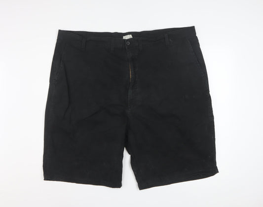 Wrangler Men's Black Regular Fit Chino Shorts Size 46