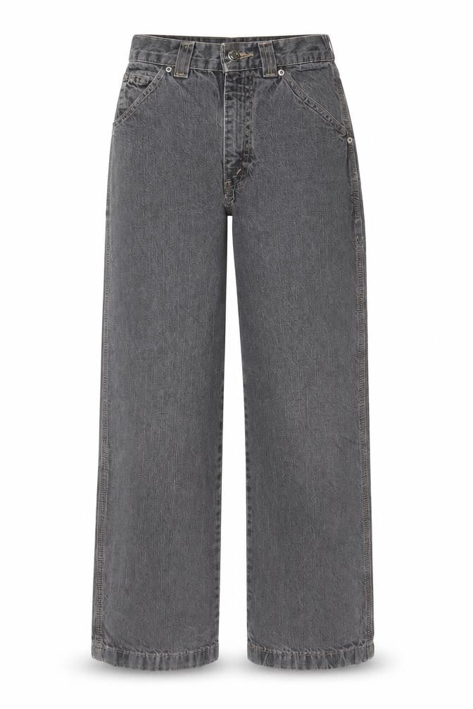 Authentic Women's Grey 12 Slim High Rise Straight Jeans