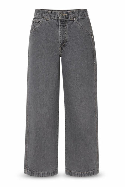 Authentic Women's Grey 12 Slim High Rise Straight Jeans
