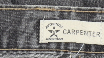 Authentic Carpenter Women's Grey 12 Slim High Rise Straight Jeans