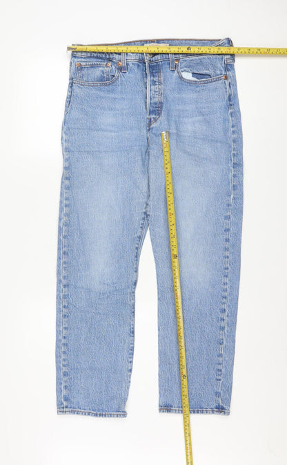 Levi's Women's Blue High Rise Straight Jeans W31 L28
