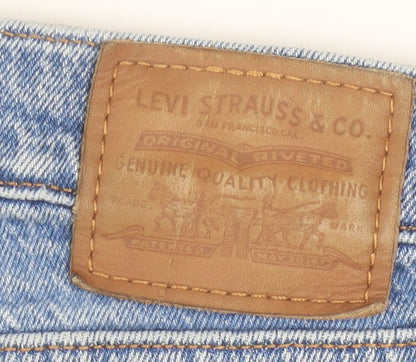 Levi's Women's Blue High Rise Straight Jeans W31 L28