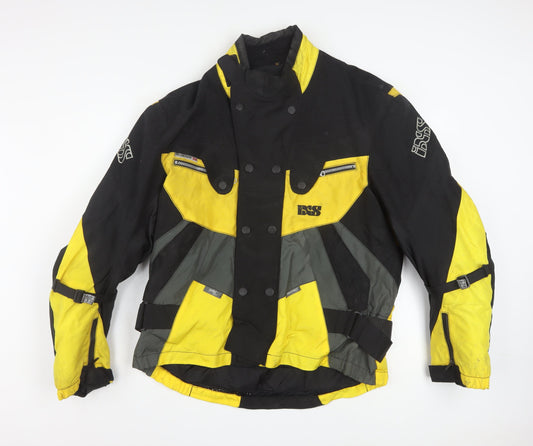 IXS Men’s Yellow Black XL Motorcycle Jacket Waterproof Windproof