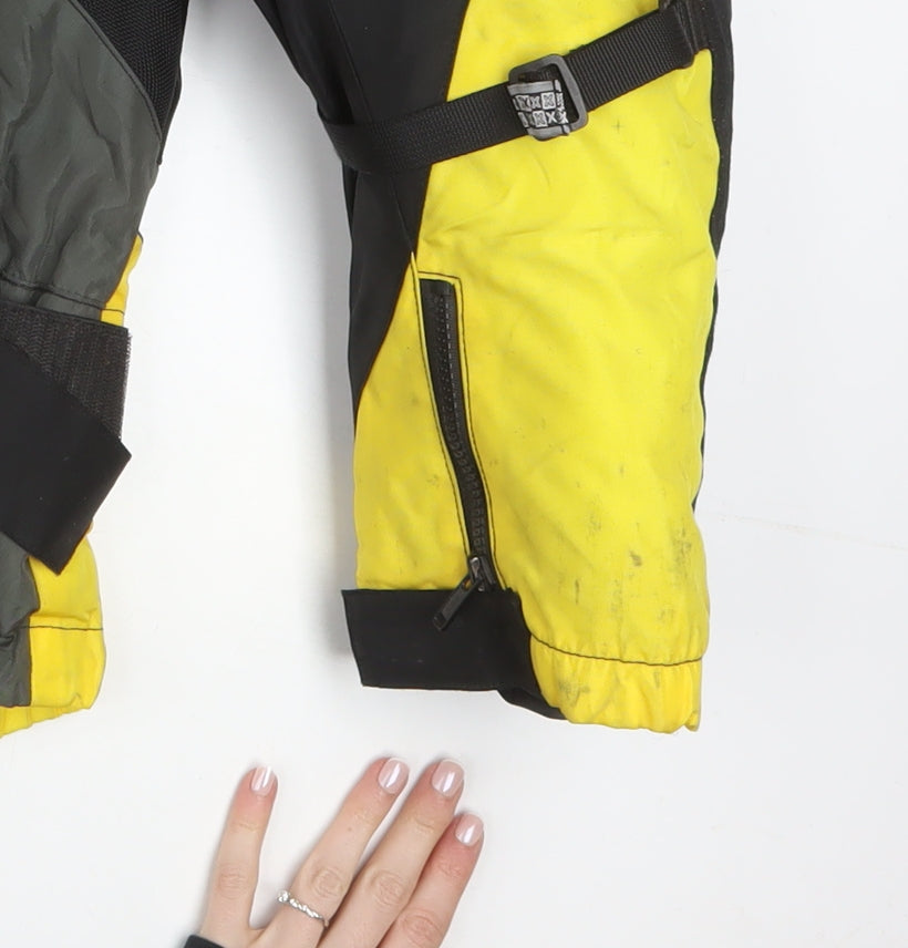 IXS Men’s Yellow Black XL Motorcycle Jacket Waterproof Windproof