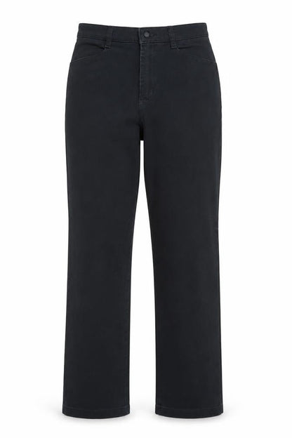 Lee Womens Black Chino Straight Leg Stretch Cotton Trousers Size 8