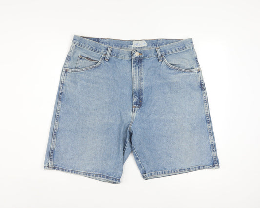 Wrangler Men's Blue Denim Originals 38 Regular Fit Shorts