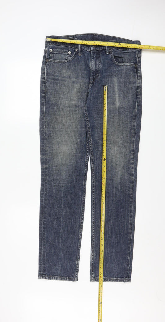 Levi's 511 Men's Blue Denim Straight Fit Jeans W31 L32