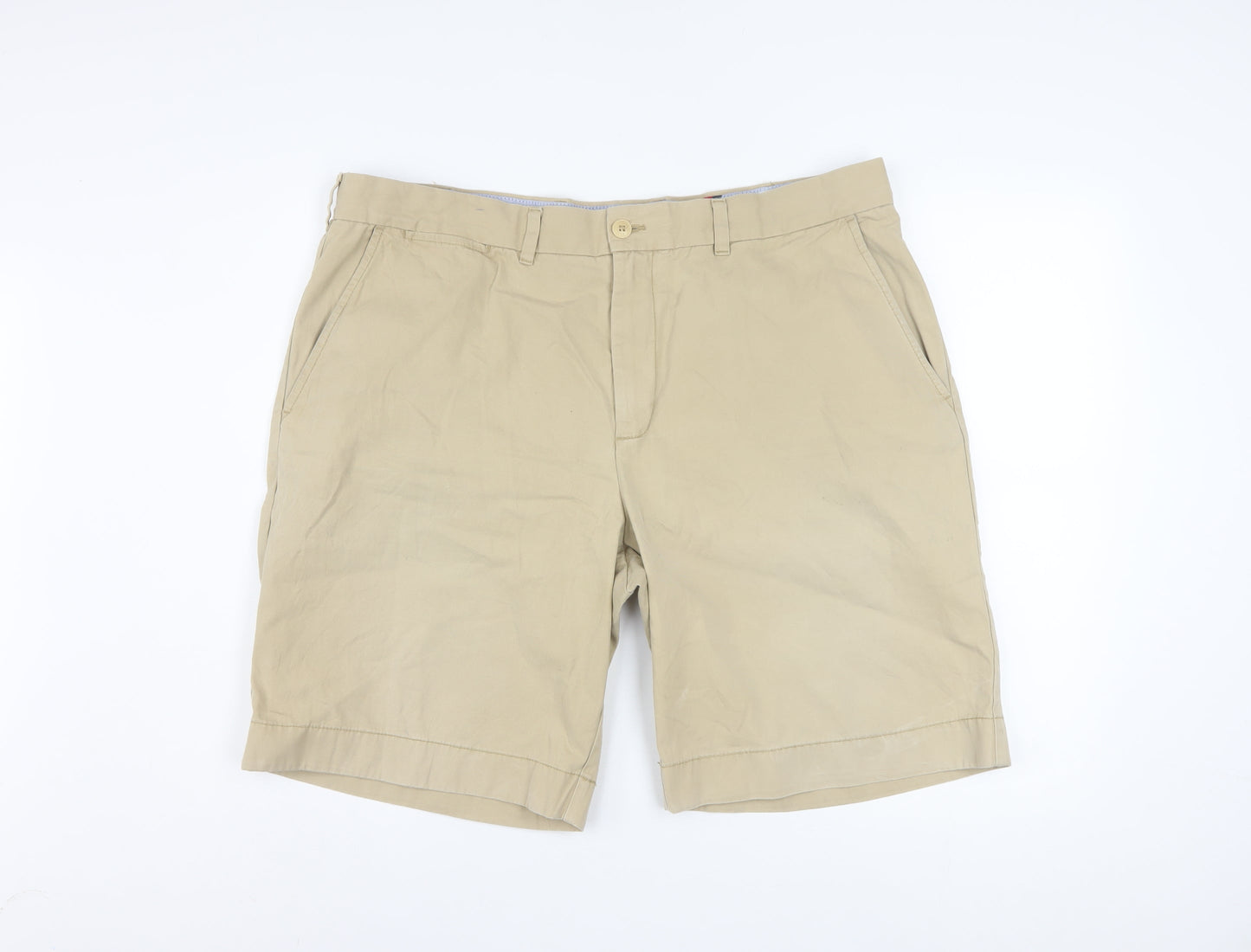 Tommy Hilfiger Men's Beige Classic Fit Chino Shorts Size 40