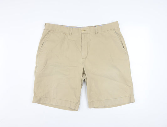 Tommy Hilfiger Men's Beige Classic Fit Chino Shorts Size 40
