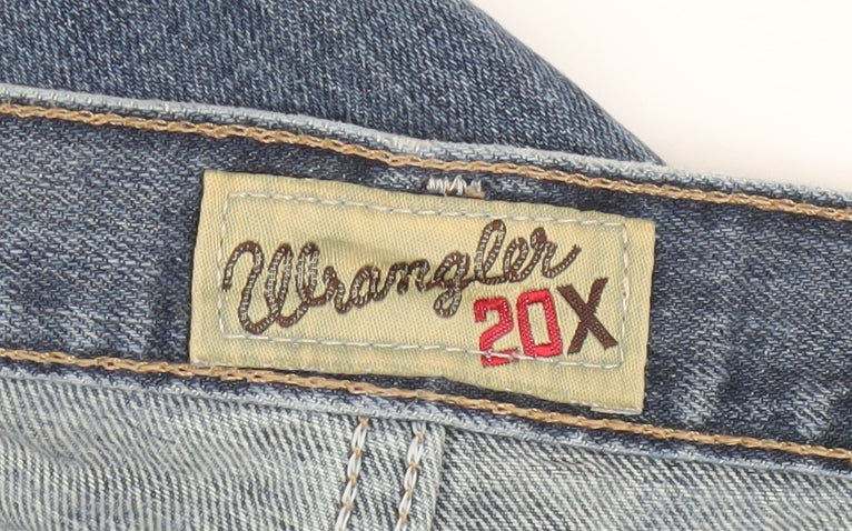 Wrangler 20X Men’s Blue Straight Fit 36x34 Denim Jeans