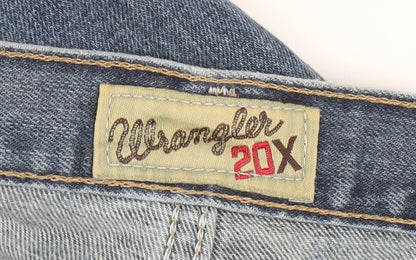 Wrangler 20X Men’s Blue Straight Fit 36x34 Denim Jeans