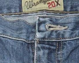 Wrangler 20X Men’s Blue Straight Fit 36x34 Denim Jeans